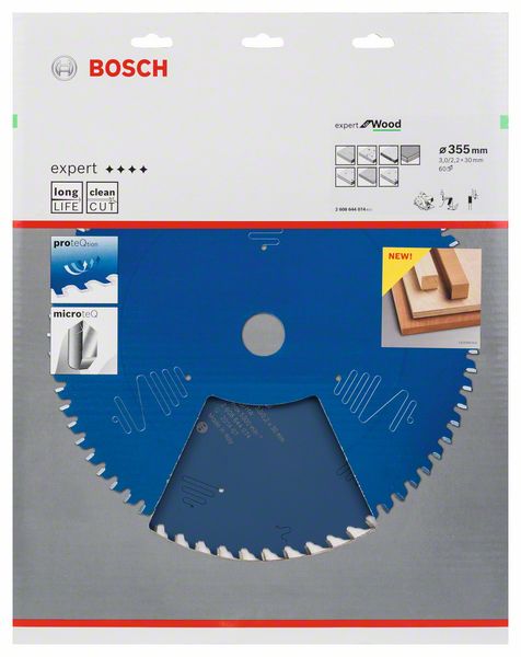 List kružne testere 355×30 mm / T60 Bosch Expert for Wood | 2608644074 - Slika 2