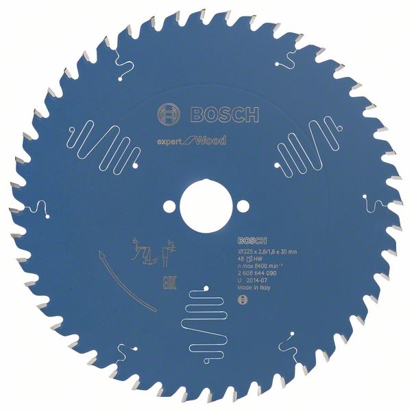 List kružne testere 225×30 mm / T48 Bosch Expert for Wood | 2608644090