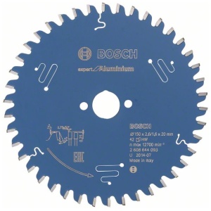List kružne testere 150 x 20mm / T42 Bosch Expert for Aluminium | 2608644093
