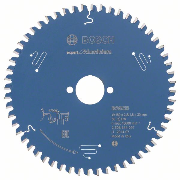 List kružne testere 200 x 30 mm / T 60 Bosch Expert for Aluminium | 2608644097