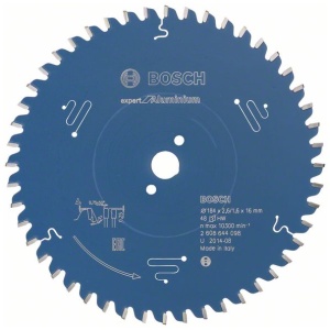 List kružne testere 184 x 16mm / T48 Bosch Expert for Aluminium | 2608644098