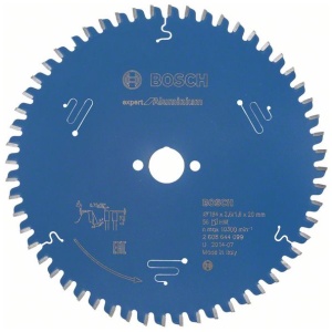 List kružne testere 184 x 20mm / T56 Bosch Expert for Aluminium | 2608644099