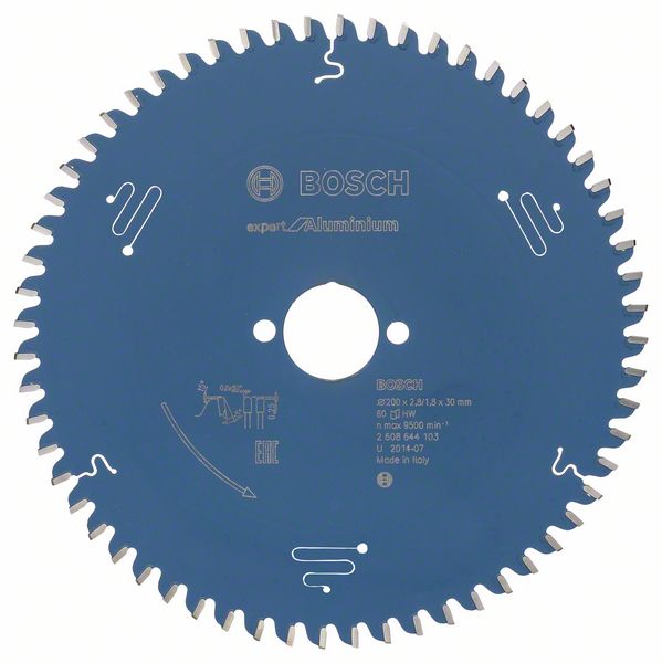 List kružne testere 200 x 30 mm / T 60 Bosch Expert for Aluminium | 2608644103