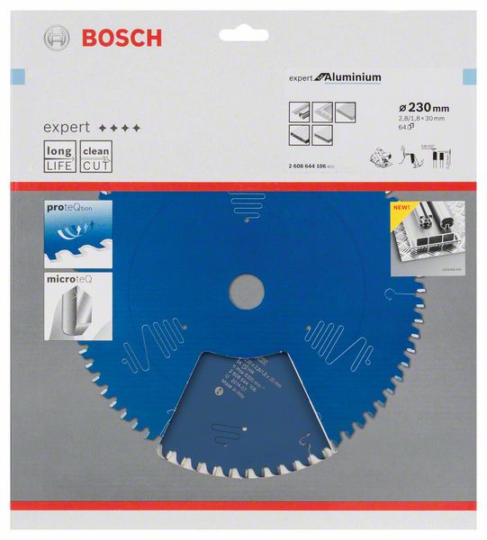 List kružne testere 230 x 30mm / T64 Bosch Expert for Aluminium | 2608644106 - Slika 2