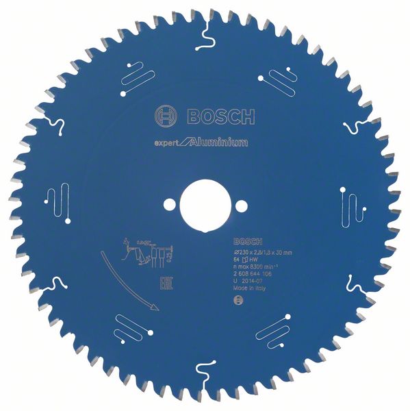 List kružne testere 230 x 30mm / T64 Bosch Expert for Aluminium | 2608644106