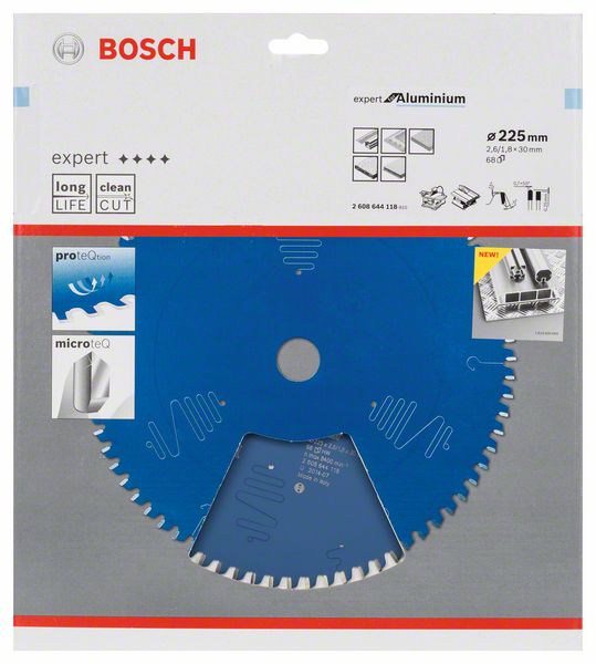 List kružne testere 225x30mm / T68 Bosch Expert for Aluminium | 2608644118 - Slika 2