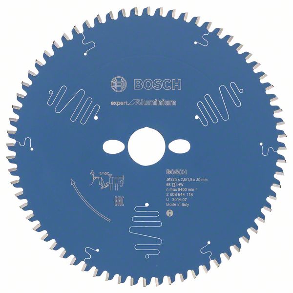 List kružne testere 225x30mm / T68 Bosch Expert for Aluminium | 2608644118