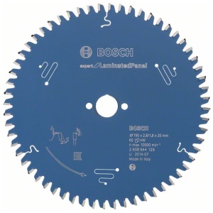 List kružne testere 190 x 20mm / T60 Bosch Expert for Laminated Panel | 2608644129