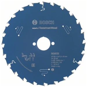 List kružne testere 190×30 mm / T24 Bosch EXPERT Construct Wood | 2608644139