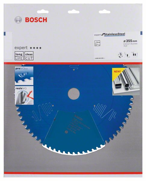 List kružne testere 355×25,4 mm / T70 Bosch EXPERT Stainless Steel | 2608644283 - Slika 2