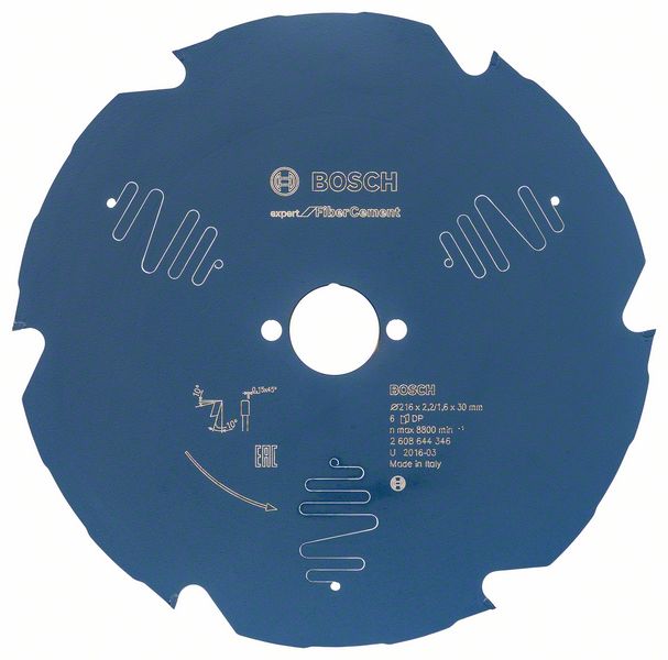 List kružne testere 216×30 mm / T64 Bosch EXPERT High Pressure Laminate | 2608644346