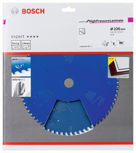 List kružne testere 235×30 / T64 EXPERT High Pressure Laminate Bosch | 2608644357 - Slika 2