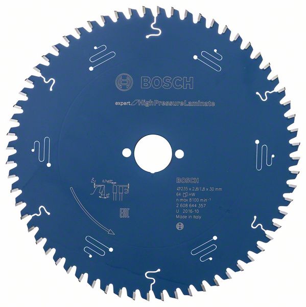 List kružne testere 235×30 / T64 EXPERT High Pressure Laminate Bosch | 2608644357