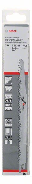 S 1531 L Top for Wood Bosch listovi univerzalne testere 25 kom. | 2608650465 - Slika 2