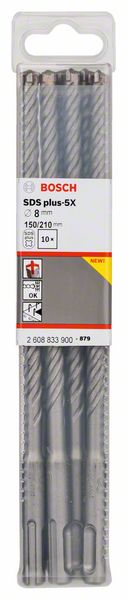 PRO 8×150×210 mm SDS plus-5X burgija za udarne bušilice 10 kom. | 2608833900 - Slika 2