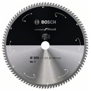 List kružne testere 305 x 2.2/1.6 x 30 / T96 Bosch Standard for Wood za akumulatorske testere  | 2608837744