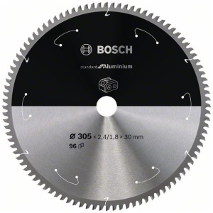List kružne testere 305 x 2.4/1.8 x 30 / T96 Bosch Standard for Aluminium za akumulatorske testere  | 2608837782