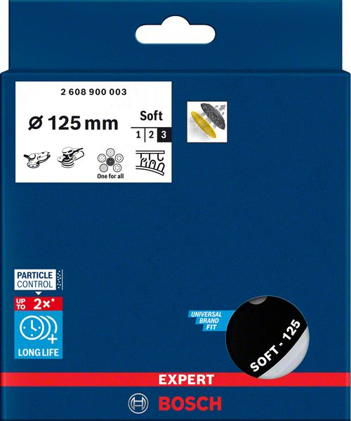 EXPERT Bosch Multihole univerzalni nosači od 125 mm, meki | 2608900003 - Slika 2