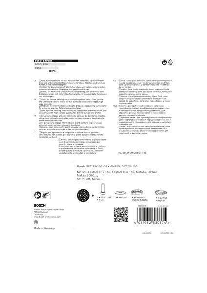 EXPERT Bosch Multihole univerzalni nosači od 150 mm, srednji | 2608900007 - Slika 4