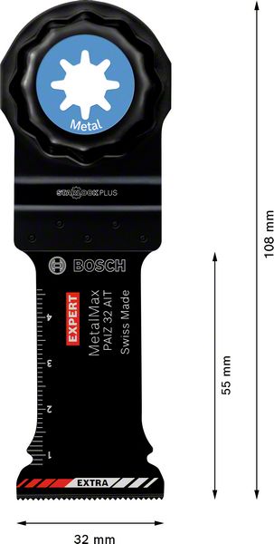EXPERT Bosch PAIZ 32 AIT multifunkcionalne alate/renovator od 50x32 mm | 2608900019 - Slika 4