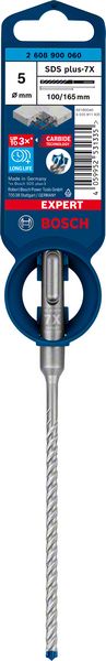 EXPERT 5 x 100 x 165 mm SDS plus-7X burgija za udarne bušilice Bosch | 2608900060 - Slika 2