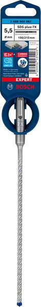 EXPERT 5,5 x 150 x 215 mm SDS plus-7X burgija za udarne bušilice Bosch | 2608900067 - Slika 2