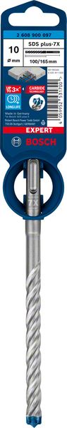EXPERT 10x100x165 mm SDS plus-7X burgija za udarne bušilice Bosch | 2608900097 - Slika 2