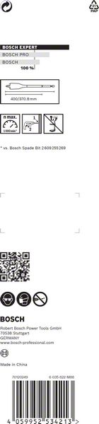 EXPERT Bosch Self Cut Speed pljosnata/leptir burgija od 20 x 400 mm | 2608900347 - Slika 3