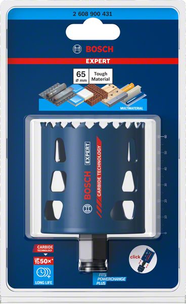 EXPERT Bosch Tough Material testera za otvore od 65 x 60 mm | 2608900431 - Slika 2