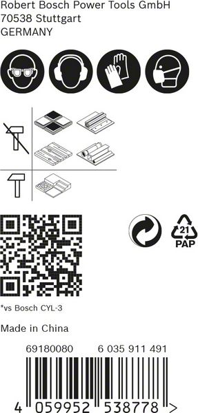Komplet EXPERT HEX-9 MultiConstruction burgija od 5/6/8 mm, 3 dela | 2608900584 - Slika 3