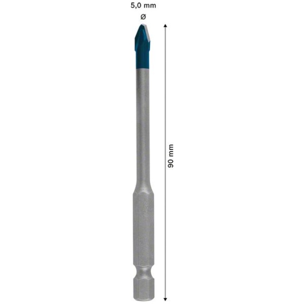 EXPERT HEX-9 HardCeramic burgija od 5x90 mm | 2608900589 - Image 4