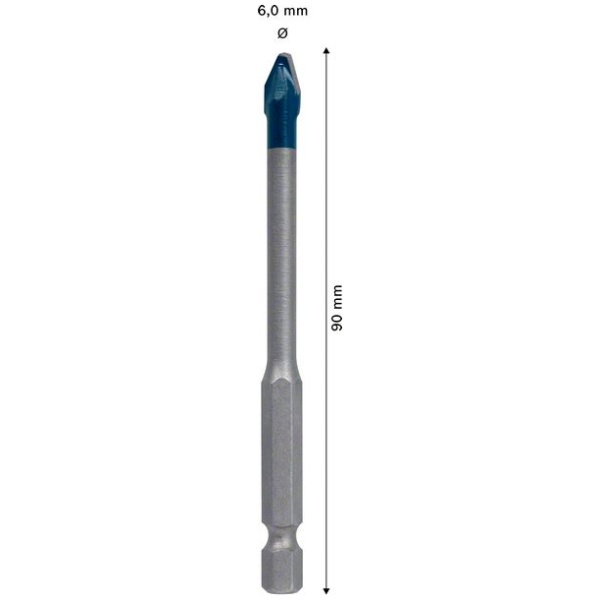 EXPERT HEX-9 HardCeramic burgija od 6x90 mm | 2608900590 - Image 4