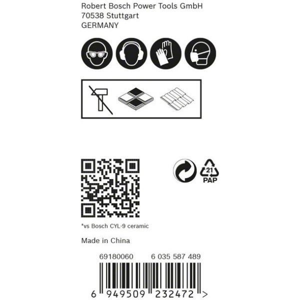 Komplet EXPERT HardCeramic HEX-9 burgija od 5/6/8 mm, 3 dela | 2608900595 - Image 3