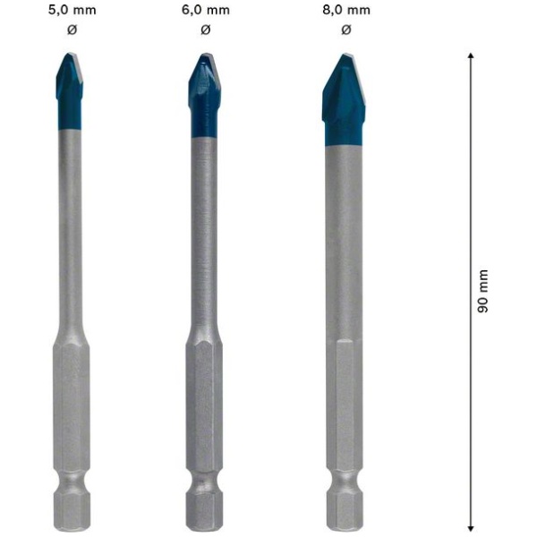 Komplet EXPERT HardCeramic HEX-9 burgija od 5/6/8 mm, 3 dela | 2608900595 - Image 4