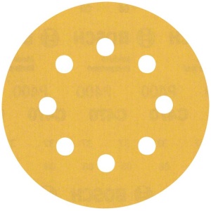 EXPERT C470 brusni papir sa 8 rupa za rotacione brusilice od 115 mm, G 400, 5 delova | 2608900801