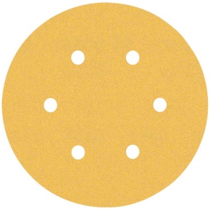 EXPERT C470 brusni papir sa 6 rupa za rotacione brusilice od 150 mm, G 120, 5 delova | 2608900817