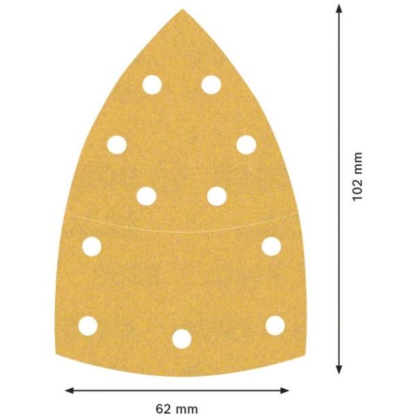 EXPERT C470 brusni papir 102 x 62/93 mm, G 240, 10 delova | 2608901653 - Image 4