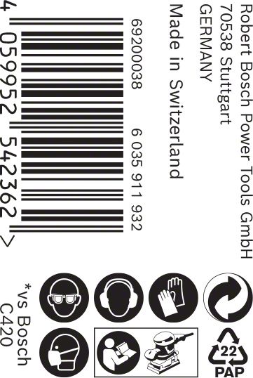 EXPERT C470 rolna brusnog papira za ručno brušenje od 115 mm, 5 m, G 80 | 2608900898 - Slika 3