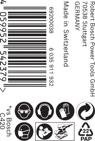 EXPERT C470 rolna brusnog papira za ručno brušenje od 115 mm, 5 m, G 120 | 2608900899 - Slika 3