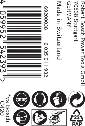 EXPERT C470 rolna brusnog papira za ručno brušenje od 115 mm, 5 m, G 240 | 2608900901 - Slika 3