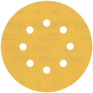 EXPERT C470 brusni papir sa 8 rupa za rotacione brusilice od 125 mm, G 400, 50 delova | 2608900916