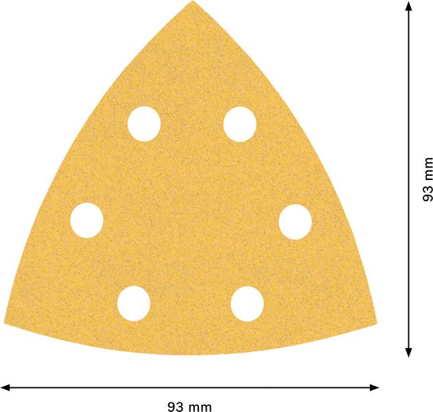 EXPERT C470 brusni papir za delta brusilice od 93 mm, G 120, 50 delova | 2608900930 - Slika 4