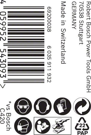 EXPERT C470 rolna brusnog papira za ručno brušenje od 93 mm x 50 m, G 100 | 2608900971 - Slika 3