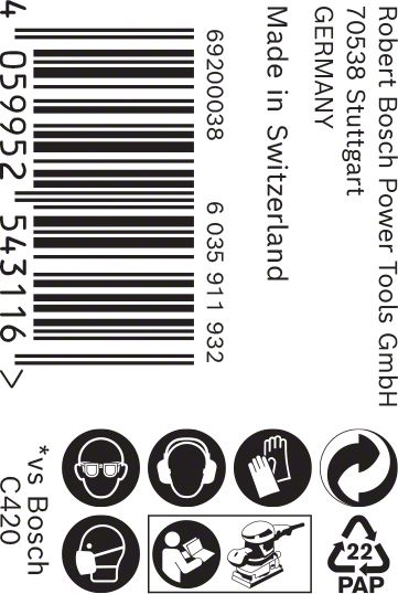 EXPERT C470 rolna brusnog papira za ručno brušenje od 93 mm x 50 m, G 180 | 2608900973 - Slika 3