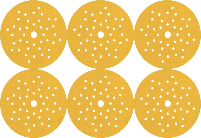 EXPERT C470 brusnog papira za rotacione brusilice od 150 mm, sa više rupa, G 60/120/240 6 delova | 2608901111 - Slika 5