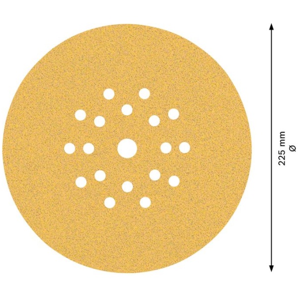 EXPERT C470 brusni papir od 225 mm, G 80, 5 komada | 2608901672 - Image 4