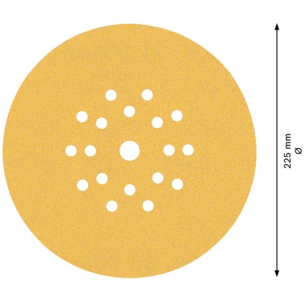EXPERT C470 brusni papir od 225 mm, G 120, 5 komada | 2608901673 - Image 4