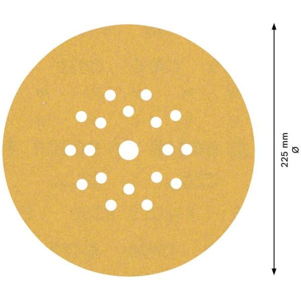 EXPERT C470 brusni papir od 225 mm, G 40/80/120/180, 6 komada | 2608901677 - Image 4