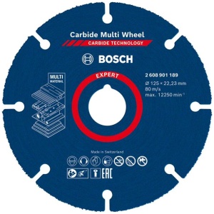 EXPERT Carbide Multi Wheel rezna ploča od 125 mm, 22,23 mm | 2608901189