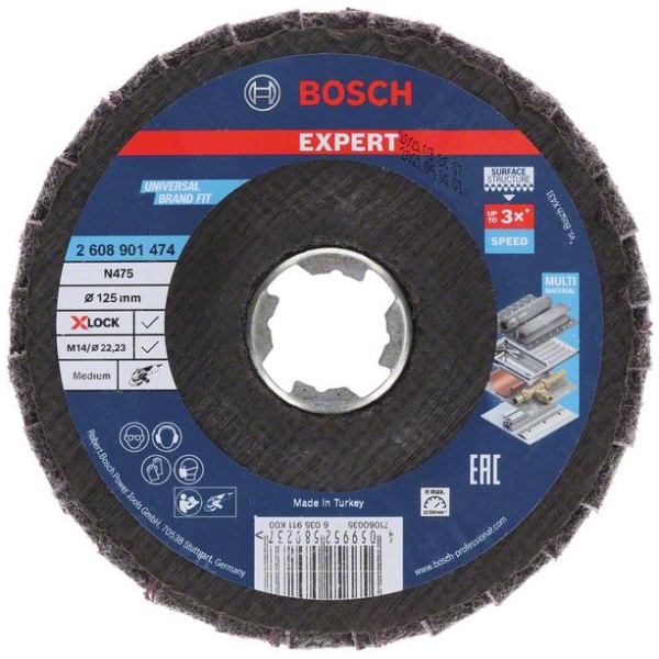 EXPERT N475 SCM X-LOCK ploča, 125 mm, srednja | 2608901474 - Image 2